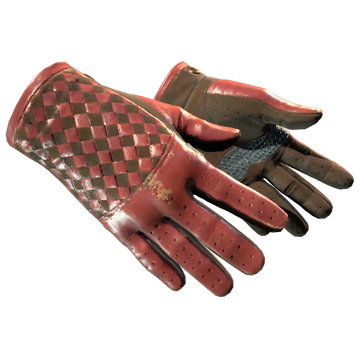 Driver Gloves Crimson Weave